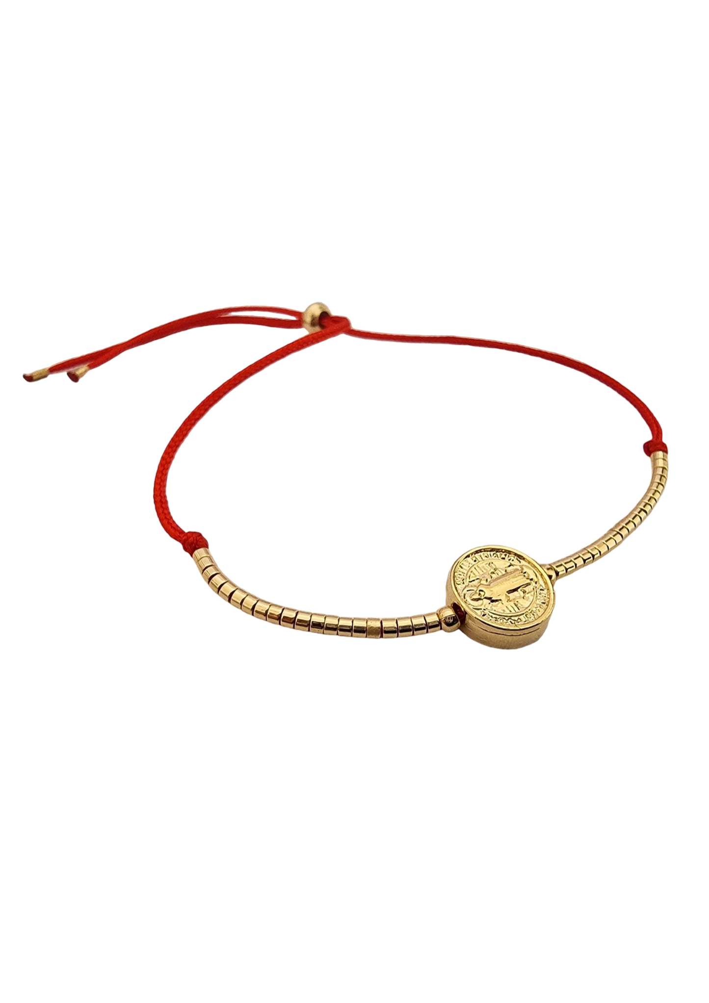 Pulsera San Benito hilo rojo