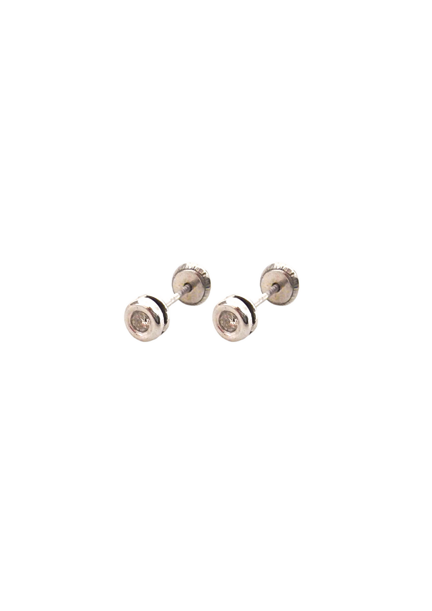 Aros Diamond oro blanco 18 k