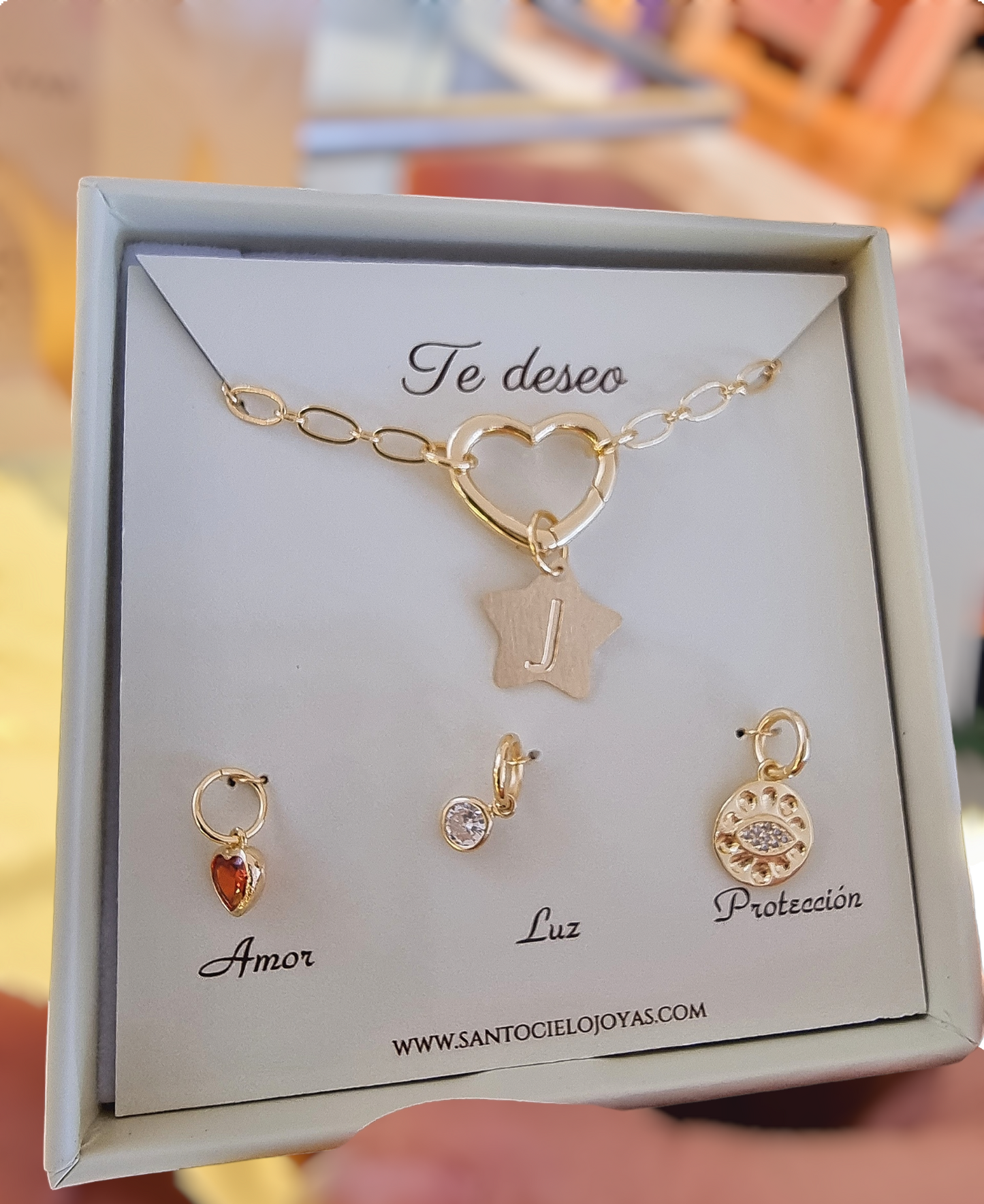 Set Collar Dijes " Te deseo"𝐍𝐔𝐄𝐕𝐎!!!