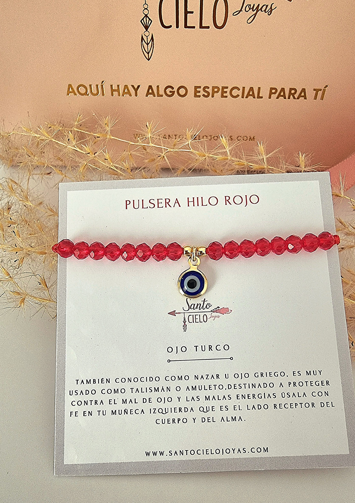*Pulsera protección hilo rojo ojo turco" agregala GRATIS por compras superior a $45.000