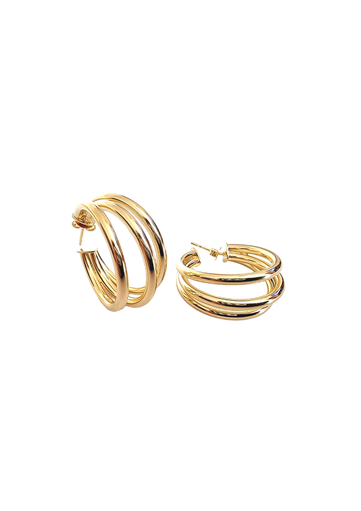 Aros Argolla Triple Avril Gold