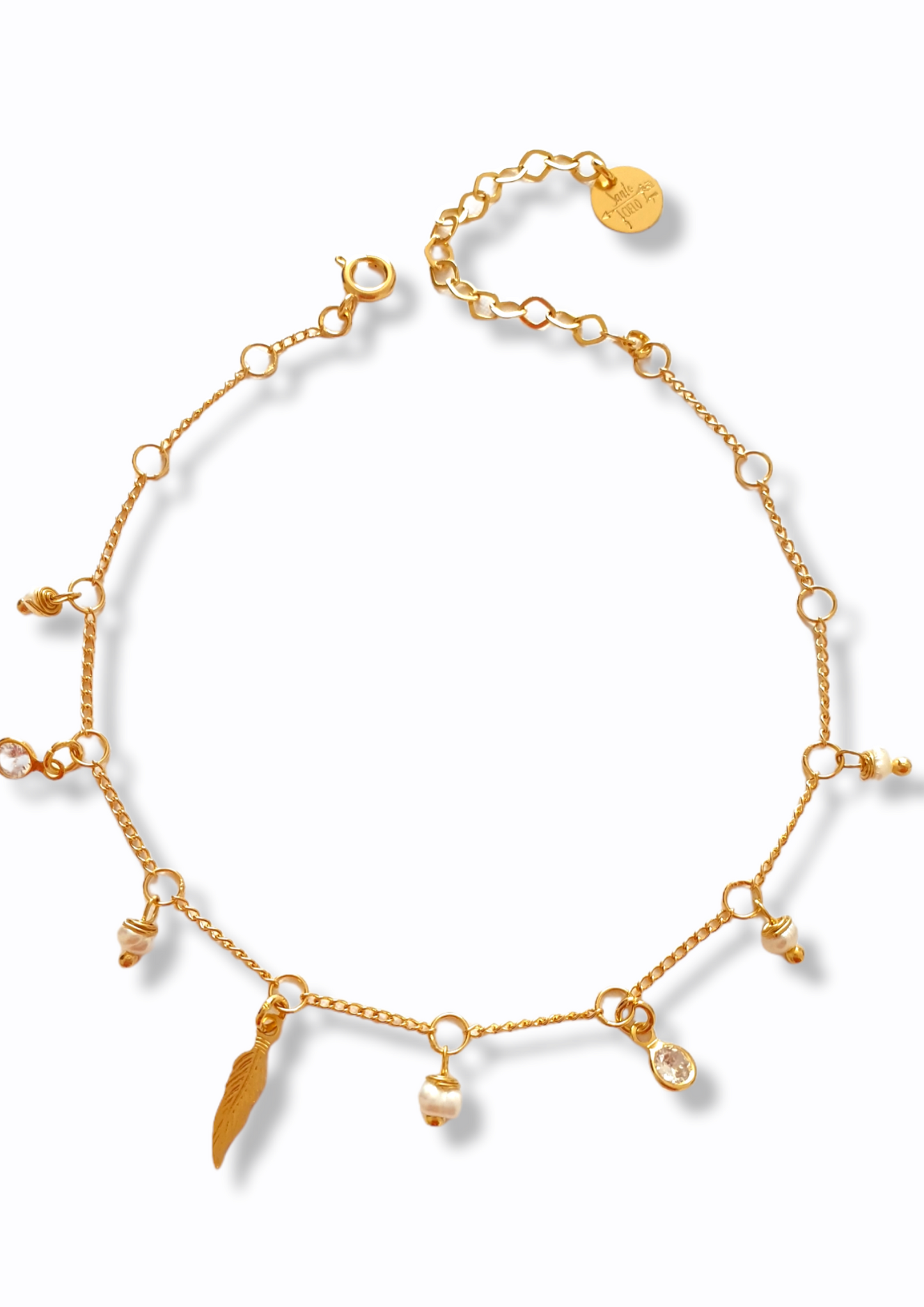 Tobillera Bohemian Pearl