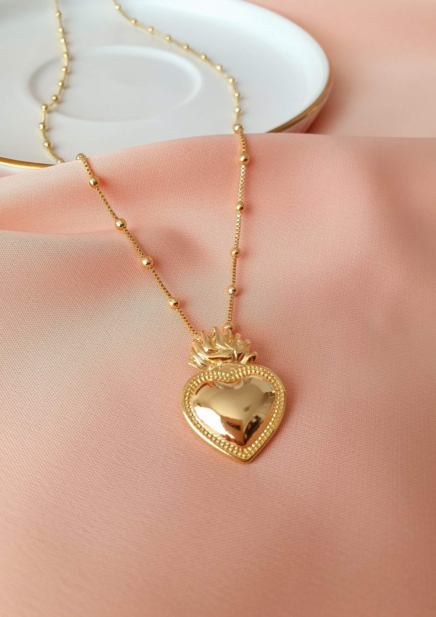 Collar Corazon Mexicano Isabel