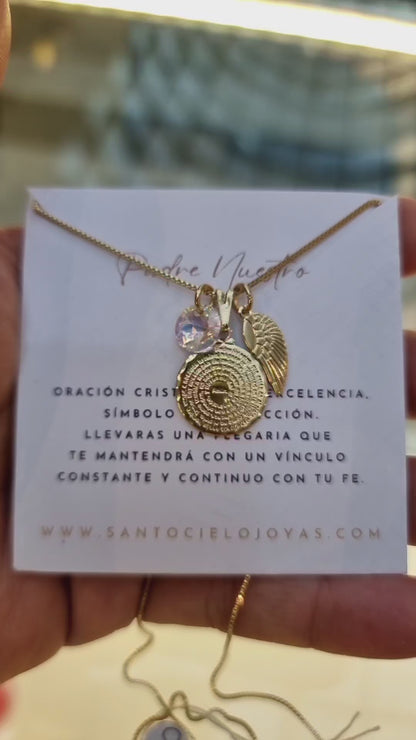 Collar Padre Nuestro Angel de la Guarda