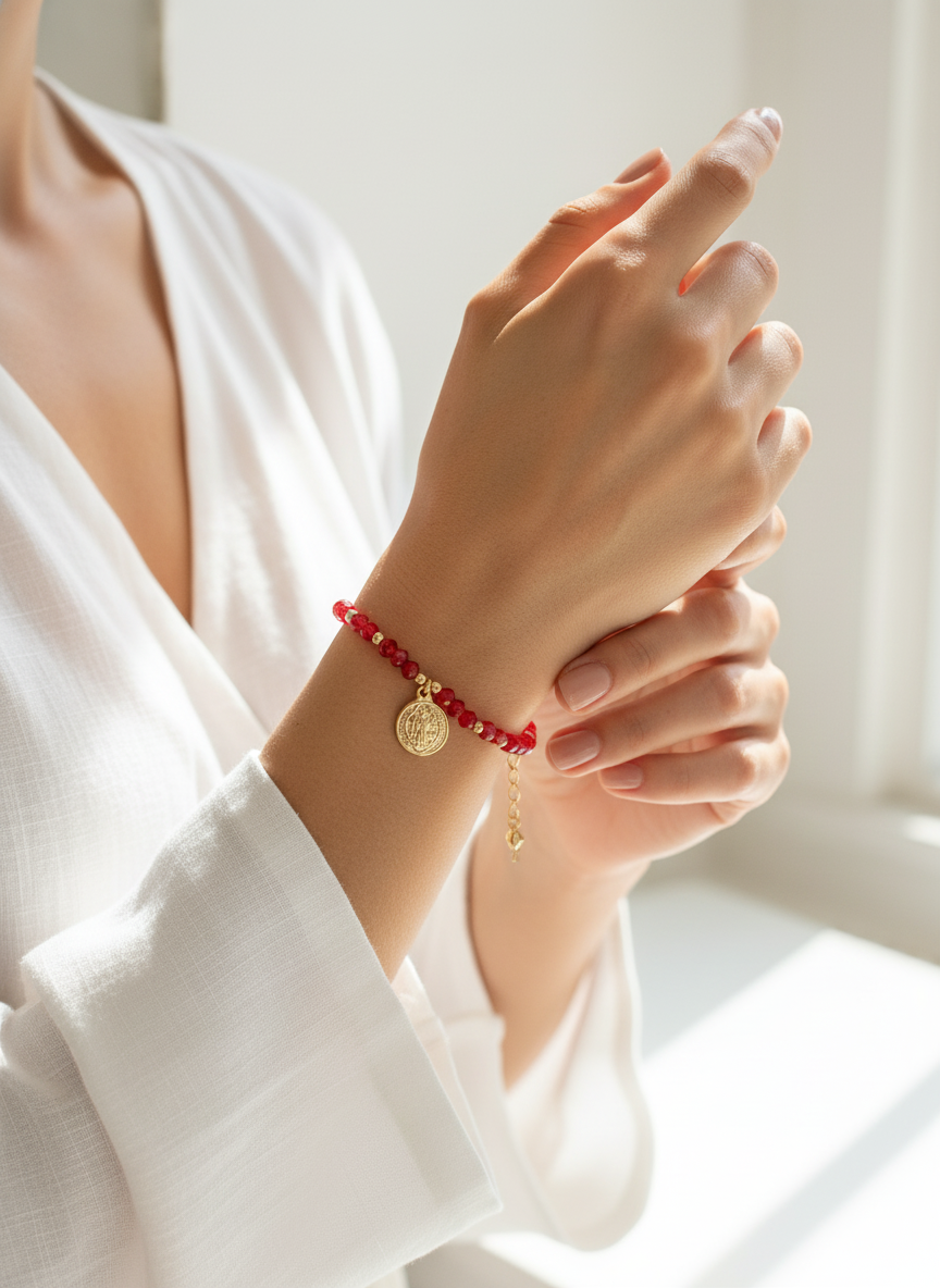 Pulsera Escudo de Fe San Benito