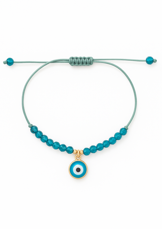 Pulsera de protección turquesa - ojo turco