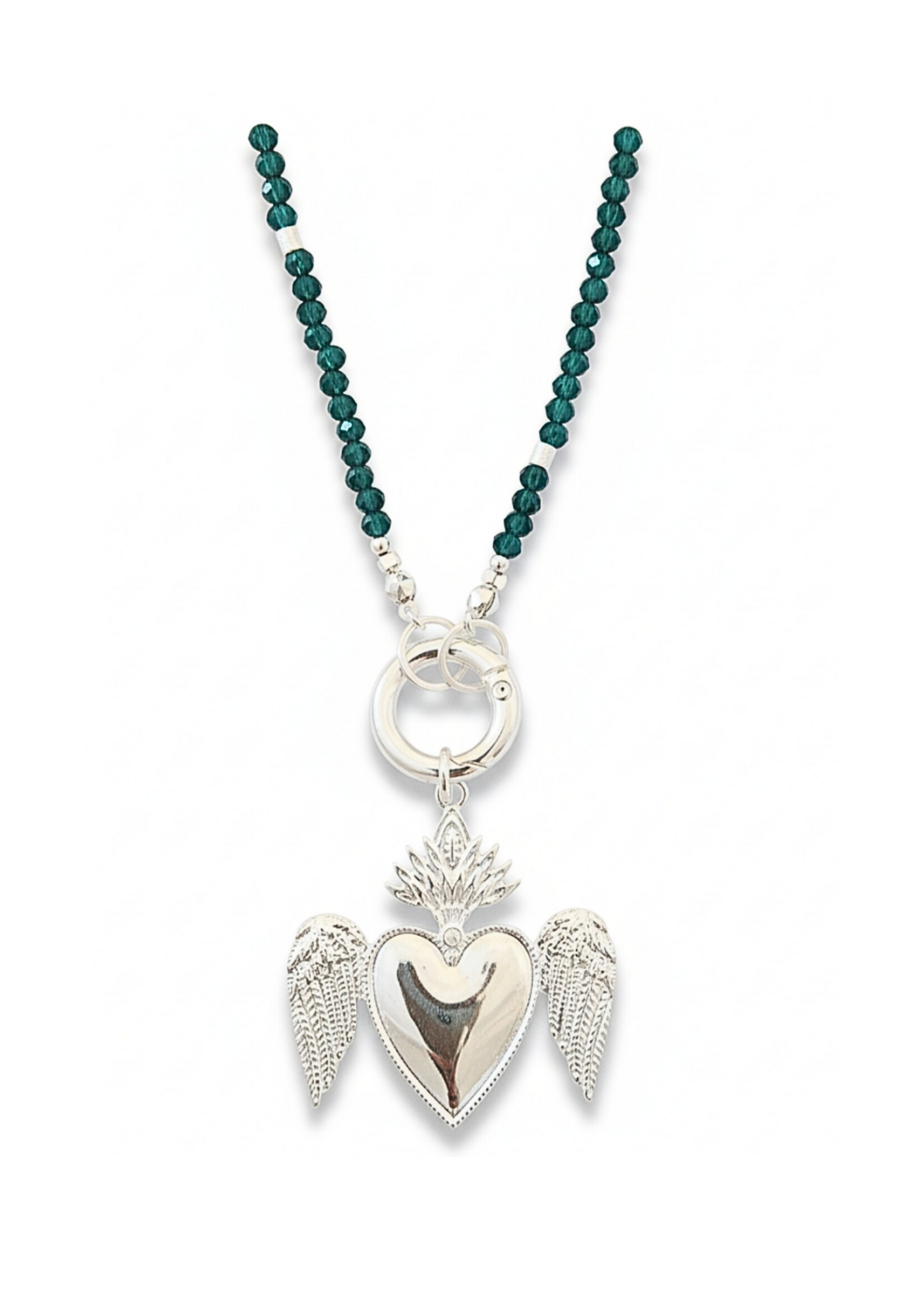 Collar Corazon Alado Sagrado