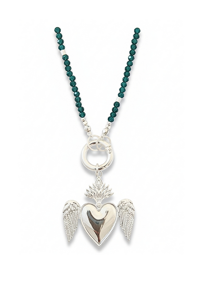 Collar Corazon Alado Sagrado