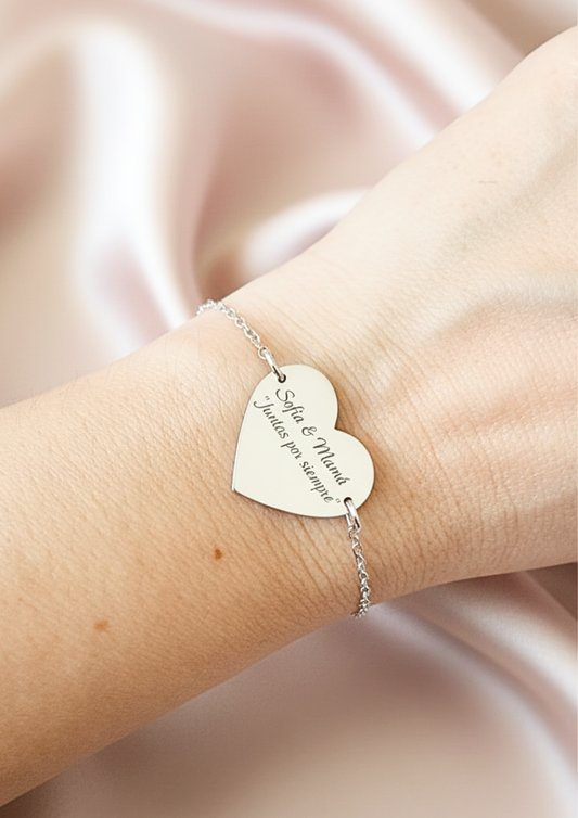 Pulsera para grabar " Lazo de luz"