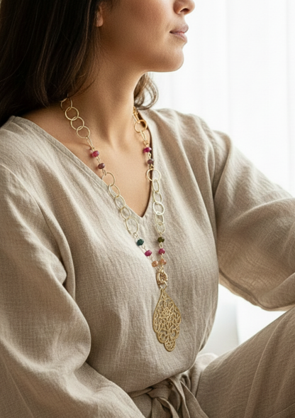 Collar Terra Turmalina