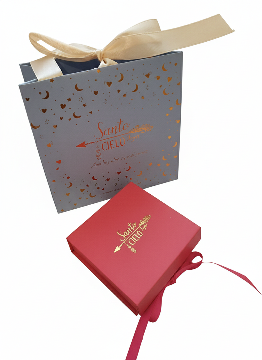 Set Te Deseo "𝑻𝒆 𝒅𝒆𝒔𝒆𝒐 𝑨𝒎𝒐𝒓, 𝑳𝒖𝒛 𝒚 𝑷𝒓𝒐𝒕𝒆𝒄𝒄𝒊ó𝒏" San Benito Plata 925