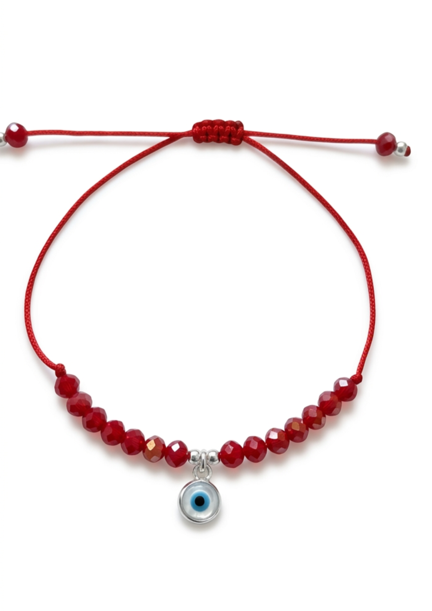 Pulsera Ojo Turco y Cristales | Protección en Plata 925