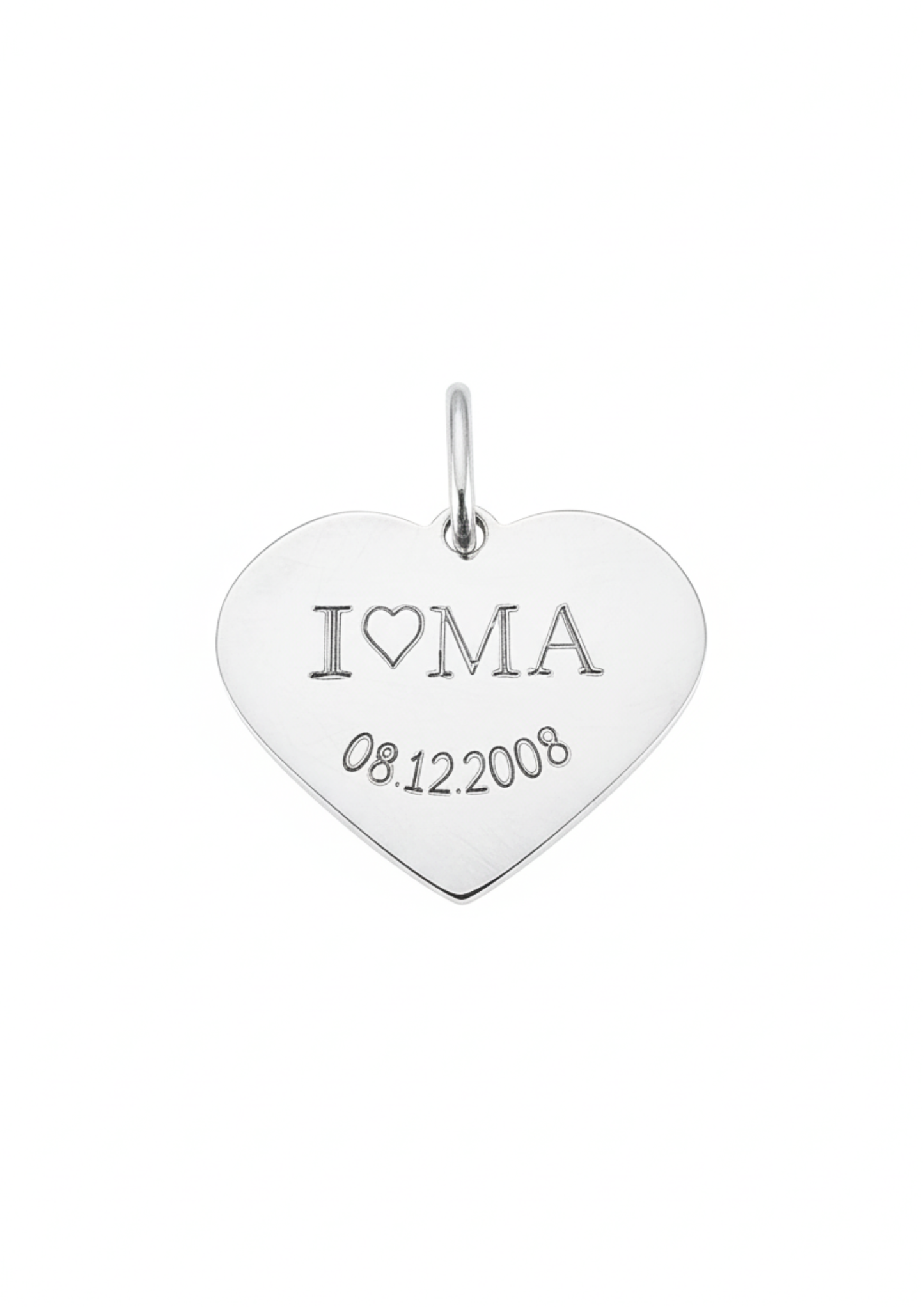 Medalla Corazón para grabar