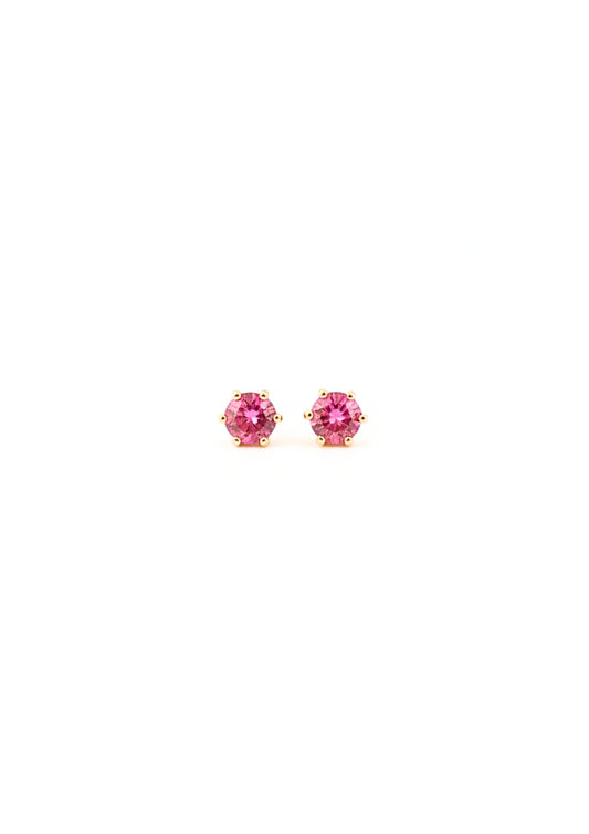 Aros Mini Fucsia 3 mm – Brillo que ilumina tu día