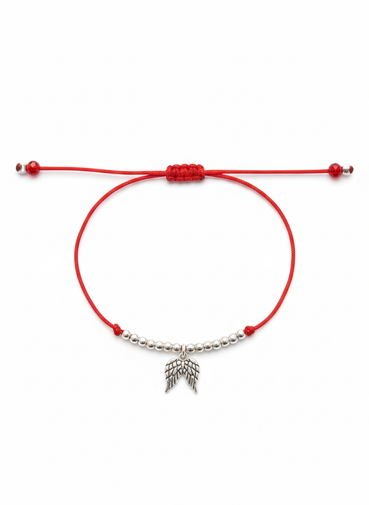 Pulsera hilo rojo Abrazo de Ángel