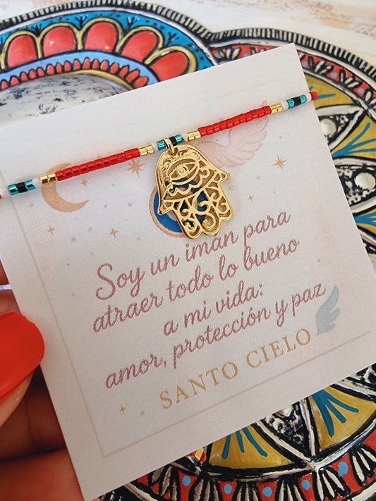 Pulsera hilo rojo Fátima