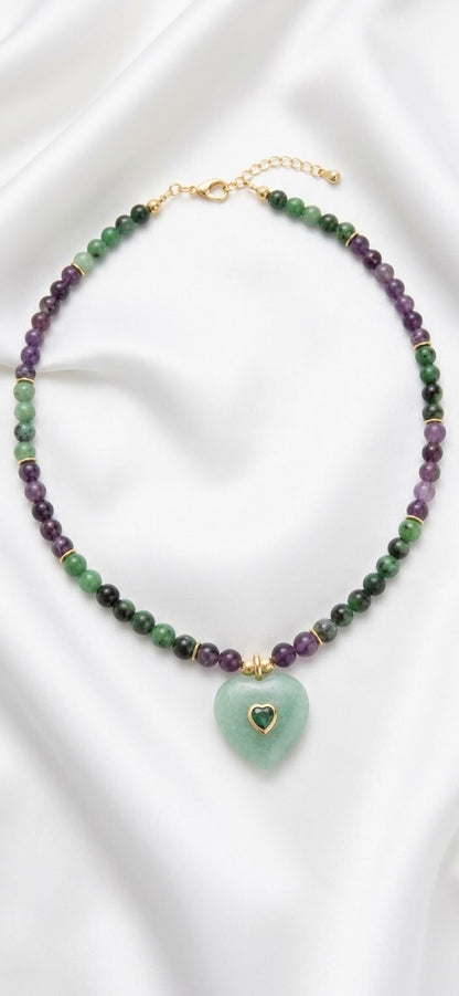 Collar guardián del alma green