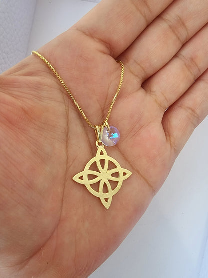 Collar Nudo de Brujas – Protección y Energía Sagrada