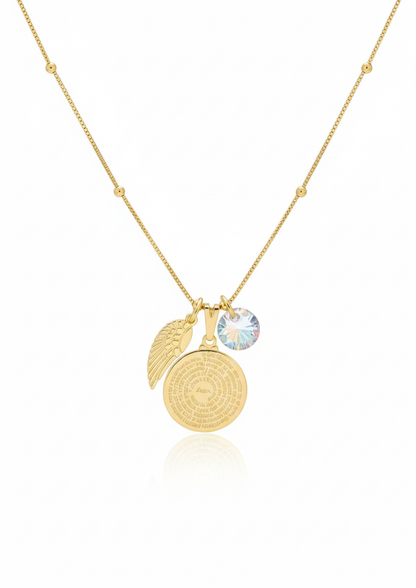 Collar Padre Nuestro Angel de la Guarda