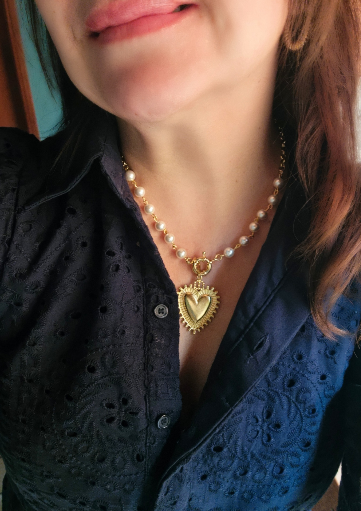 Collar Detente maxi Aura Pearl