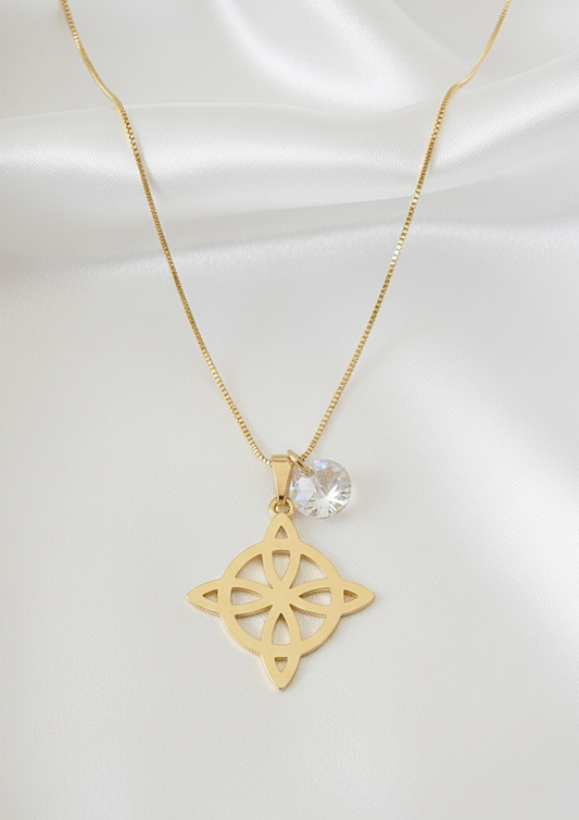 Collar Nudo de Brujas – Protección y Energía Sagrada